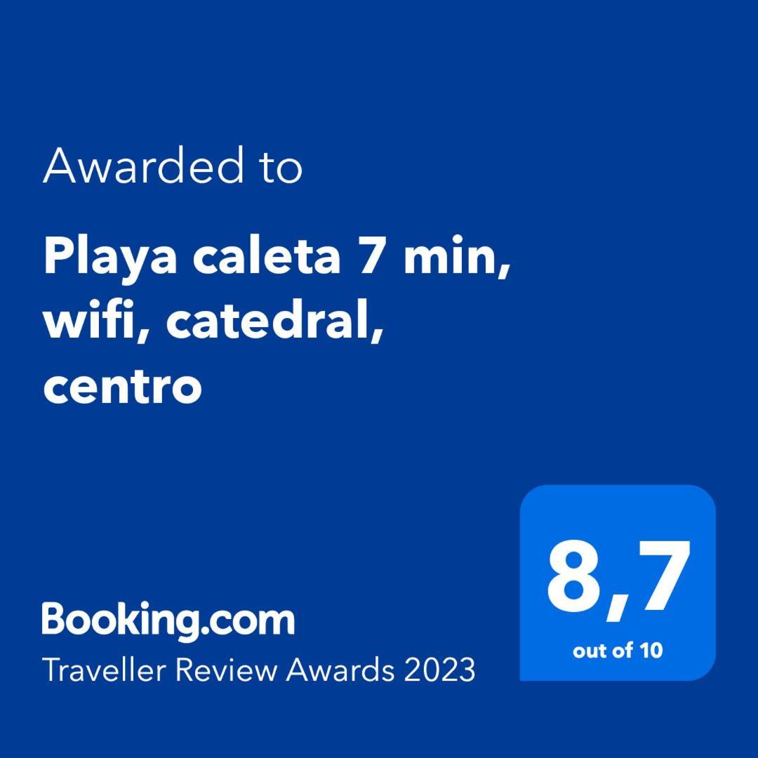 Playa Caleta 7 Min, Wifi, Catedral, Centro Lägenhet Cádiz Exteriör bild